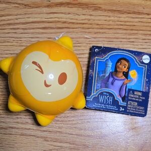 Disney Wish Yellow Sun Character Toy